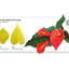 Jem arum lily and leaf flower petal and leaf icing cutter set