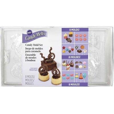 Chocolate decorative mould 8 variety mould set by Wilton