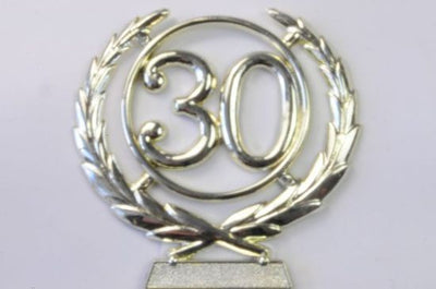 number wreath 30 Gold