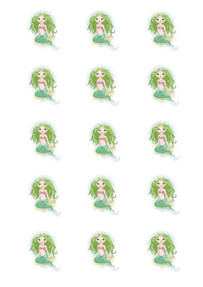 Design Sheet edible image Mermaid