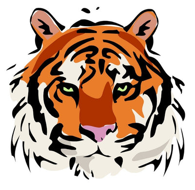 Design Sheet edible image Tiger