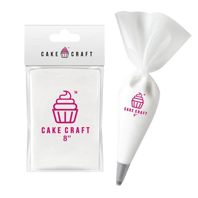 Reusable cotton piping icing decorating bag 8 inch