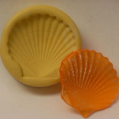 Scallop shell large silicone mould for isomalt by Simi Cakes