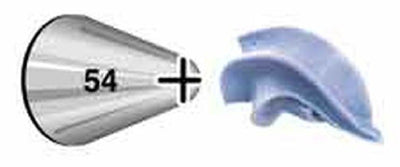 Standard Wilton icing nozzle tip No 54 Closed Star
