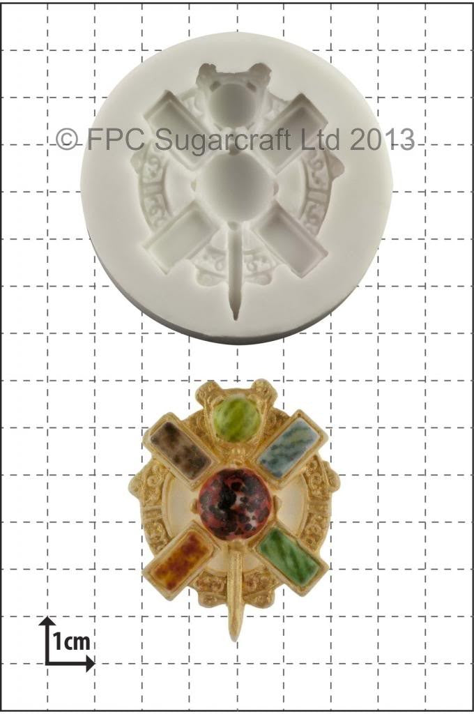 Celtic Brooch silicone mould