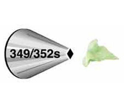 Standard Wilton icing nozzle tip No 349 Leaf or Leaves