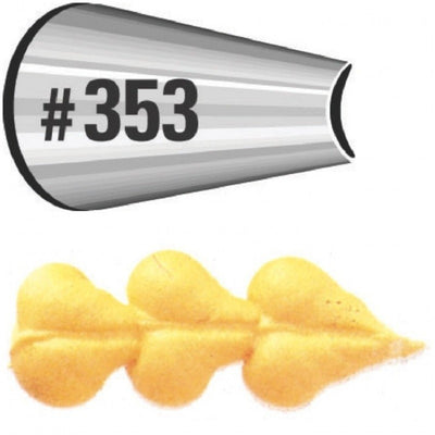 Standard Wilton icing nozzle tip No 353 Ruffles