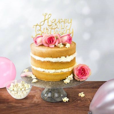 PME Cake topper cutter Happy Birthday Script