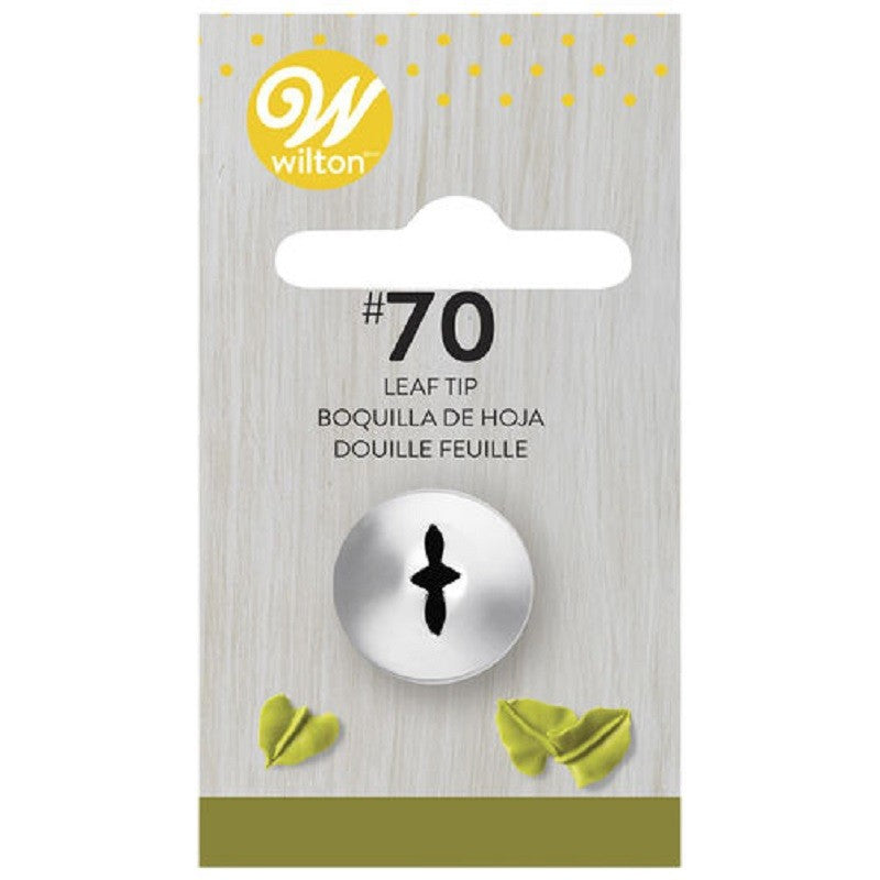 Standard Wilton icing nozzle tip No 70 Leaf or Leaves