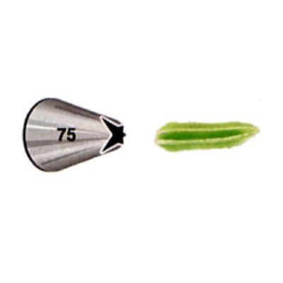 Standard Wilton icing nozzle tip No 75 Leaf or Leaves