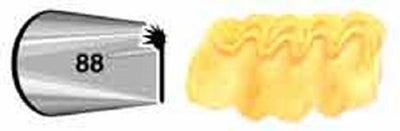 Standard Wilton icing nozzle tip No 88 Ruffles