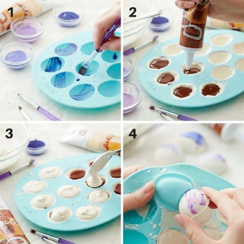 3d Easter Egg silicone mould for chocolates Jelly and more