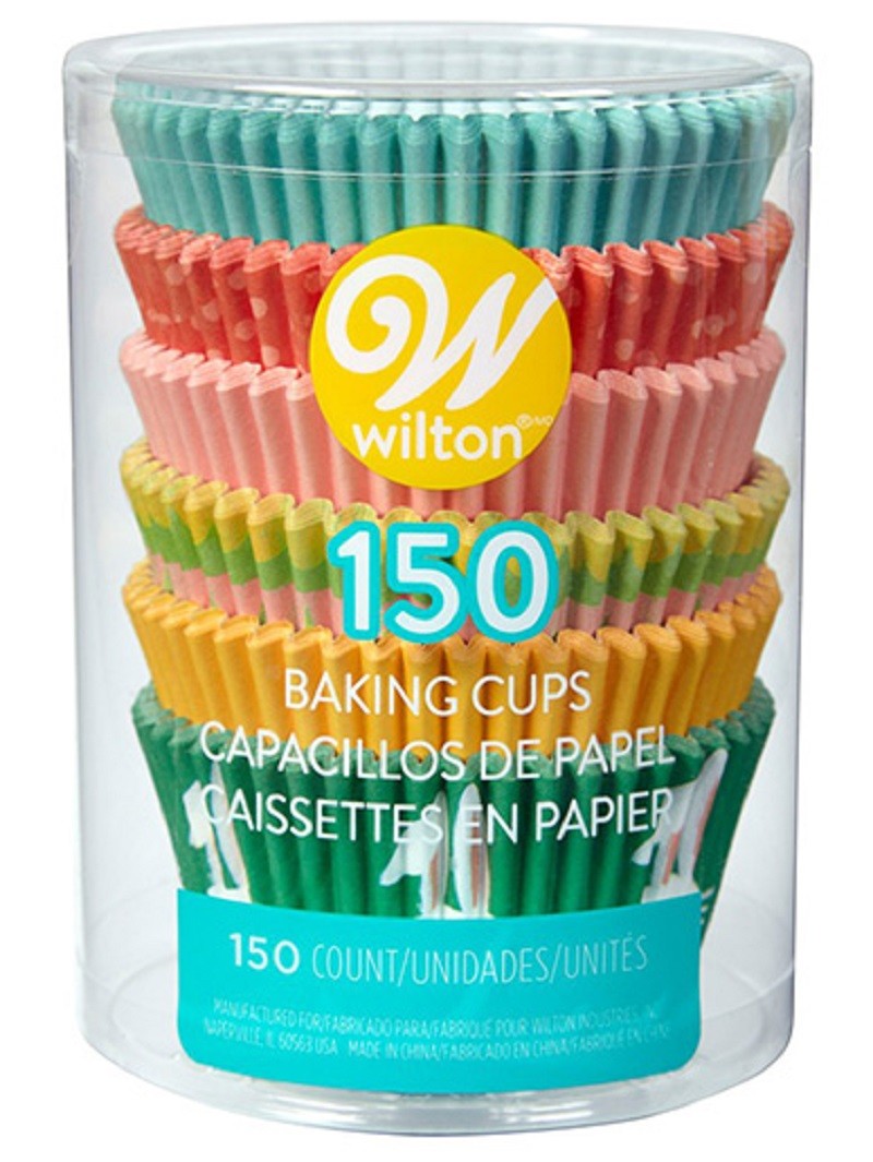 Easter theme standard cupcake papers 150 pack