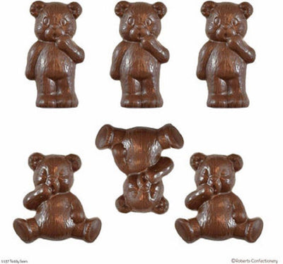 Teddy bears large chocolate mould