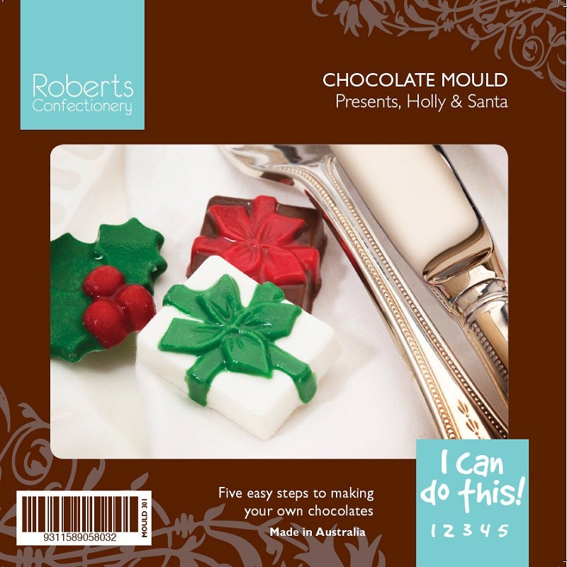 Gift Truffles Christmas asstd chocolate mould and instructions