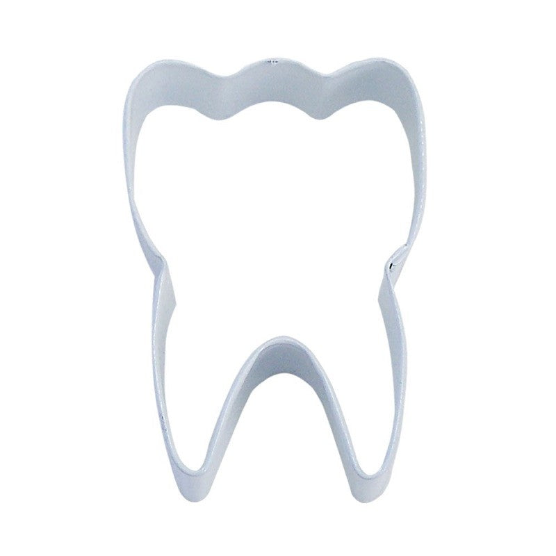 Tooth White metal cookie cutter