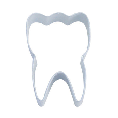 Tooth White metal cookie cutter