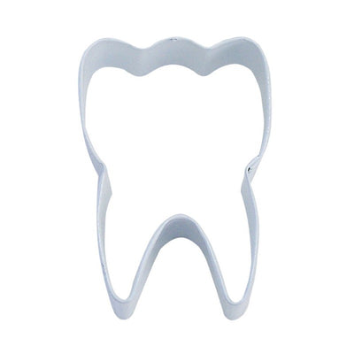 Tooth White metal cookie cutter