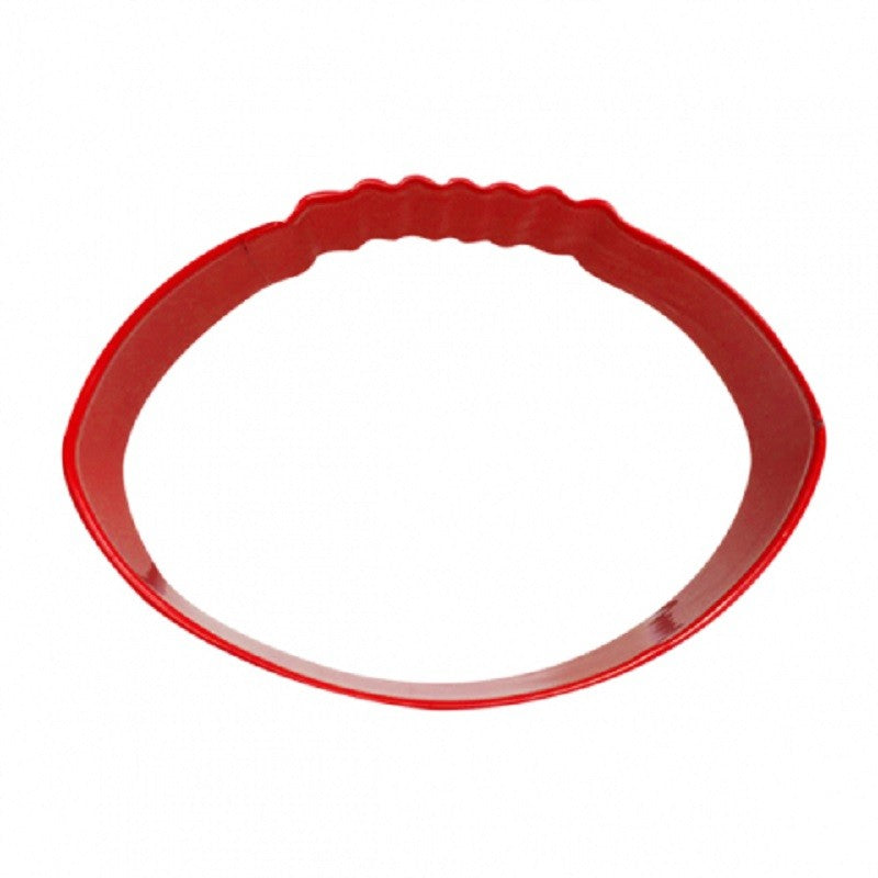 Rugby ball Football red metal cookie cutter