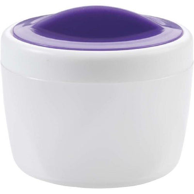 Dust n store (dusting pouch with storage container) Purple and white