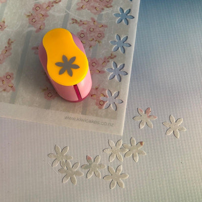 Wafer paper metal punch Blossom Daisy flower 25mm