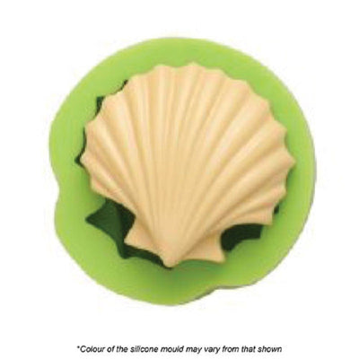 Large scallop seashell silicone mould