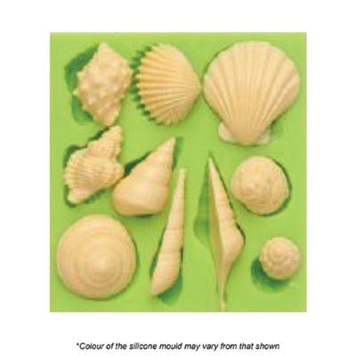Assorted small seashells silicone mould