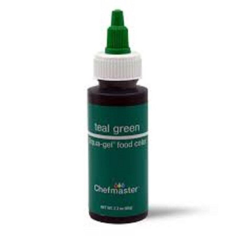 Chefmaster gel paste food colouring Teal 2.3oz 65gram