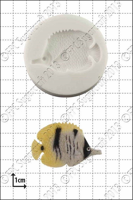 Fish silicone mould (tropical fish)