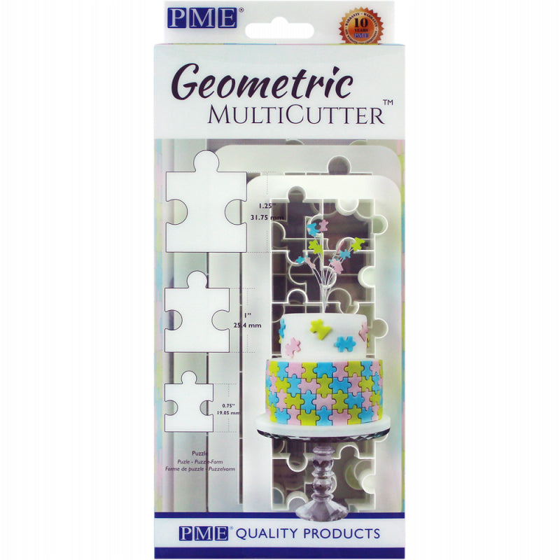 PME Geometric Multi Cutter Jigsaw Puzzle Pieces