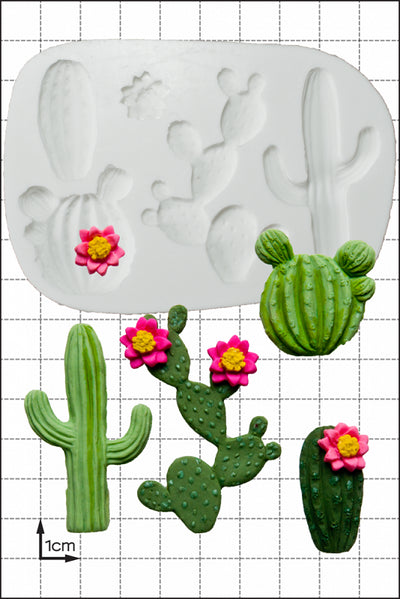 Cactus Topiary silicone mould