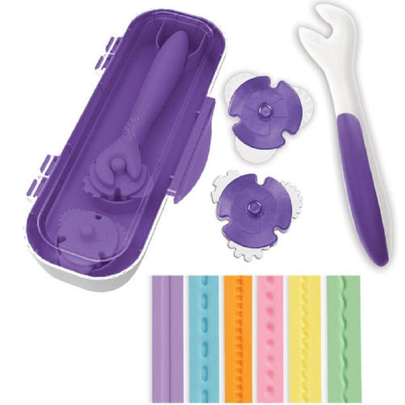 Detail embosser tool for fondant stitching and other designs