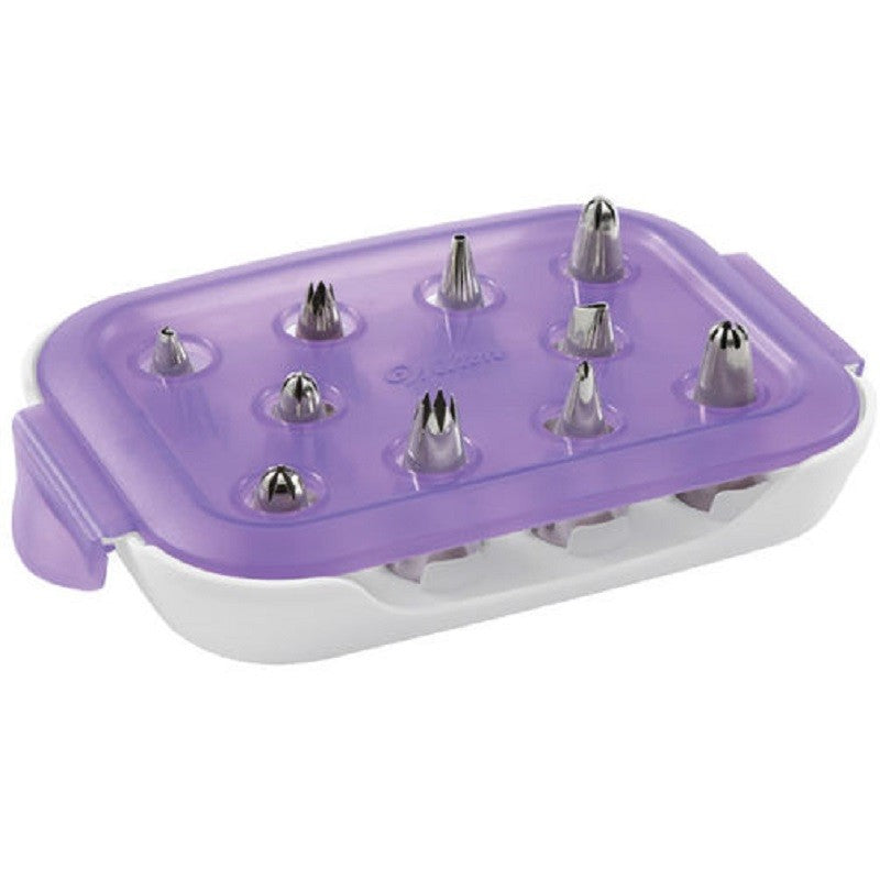 Dishwasher icing nozzle or tip tray