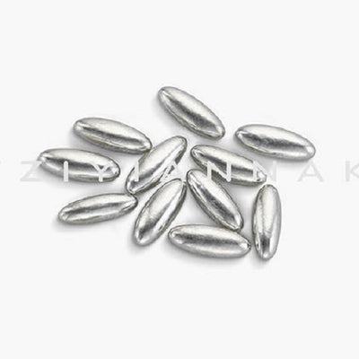 Cachous Dragee silver Marquis shape 100g