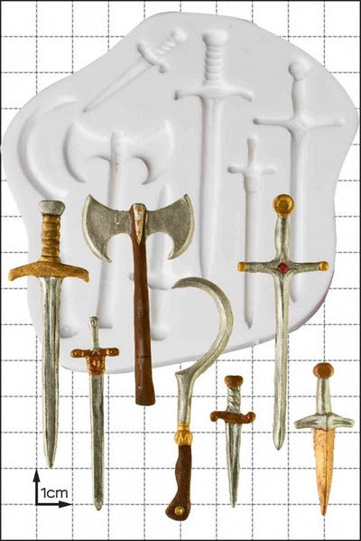 Swords and Weapons silicone mould