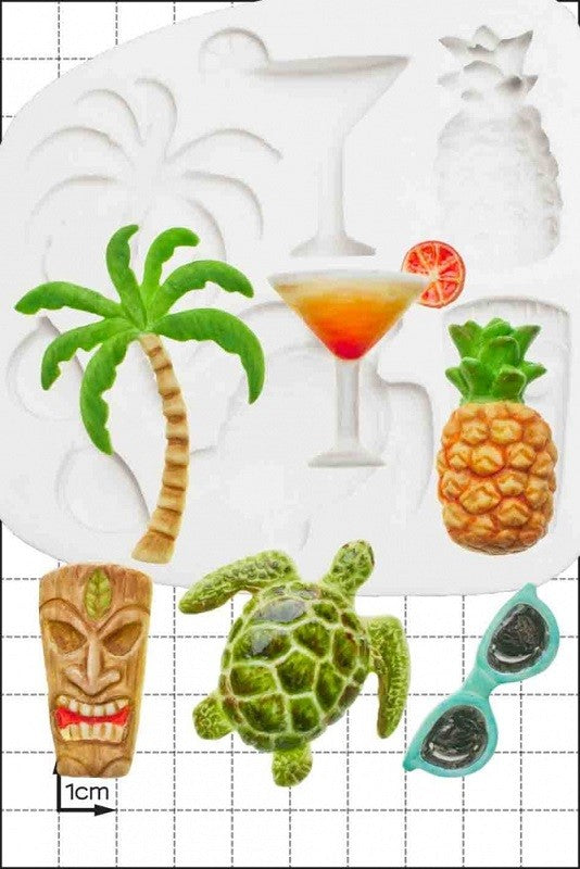 Tropical holiday silicone mould