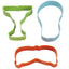 Summer 3 pc cookie cutter set Jandals Margarita and sunglasses