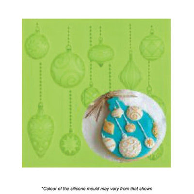 Christmas baubles decorations silicone mould
