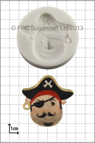 Pirate face No 1 silicone mould