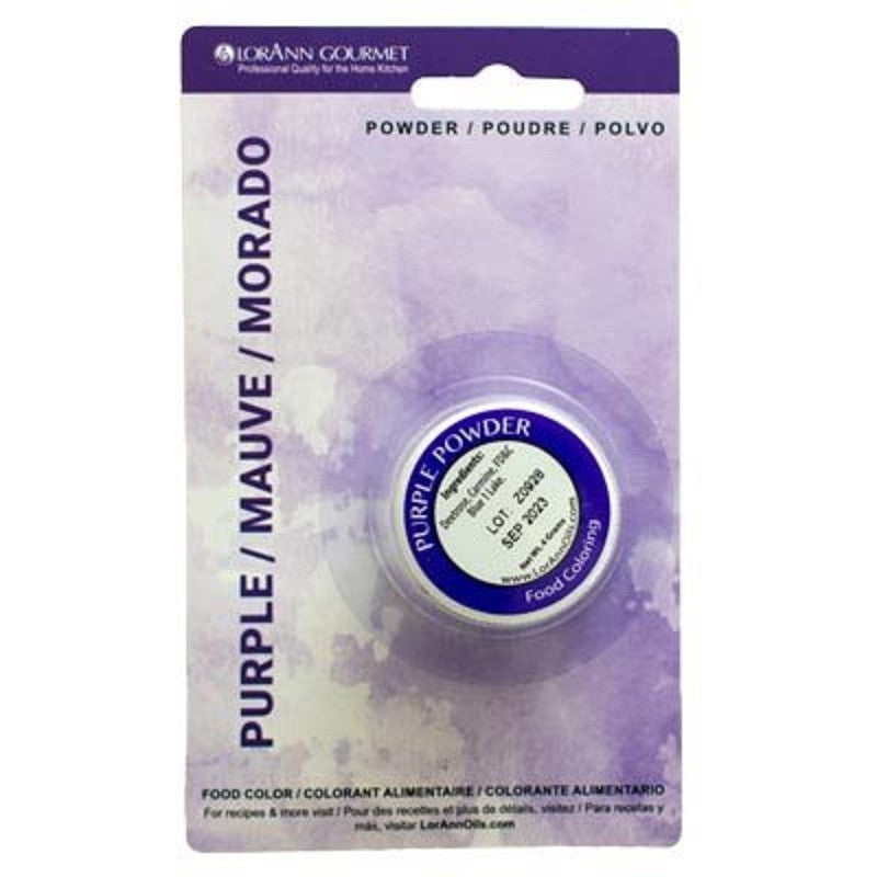 Chocolate candy colouring powder Violet PURPLE by Lorann