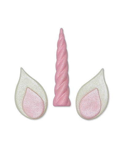 unicorn horn and ears icing examples for the Jem cutter set