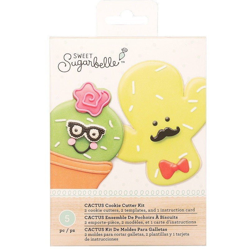 Sweet Sugarbelle Cactus cookie cutter set 2 cutters
