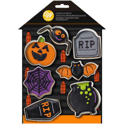 HALLOWEEN COOKIE CUTTERS SET 7 BY WILTON