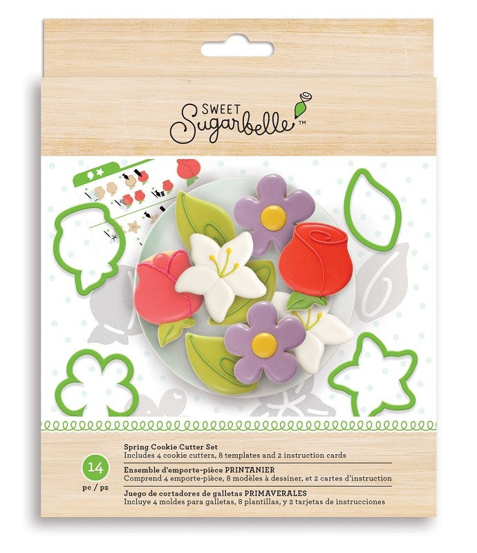 Sweet Sugarbelle Spring cookie cutter set flowers