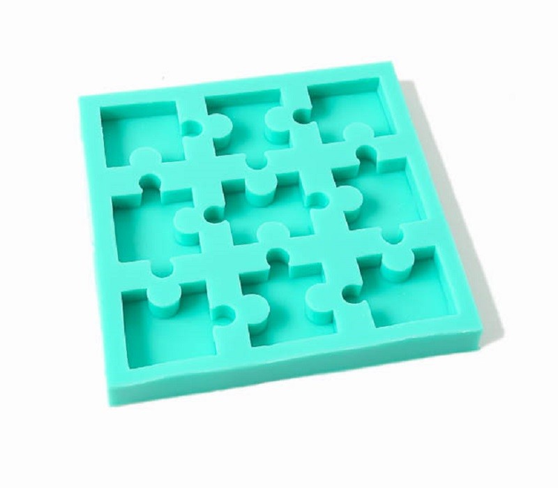 thumbnail interactive-video image 1 of Jigsaw Puzzle Silicone Mould – For Cake Decorating, Fondant, Chocolate, Resin, Soap 1 of 3