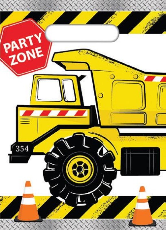 Construction vehicle Party loot bags (8)