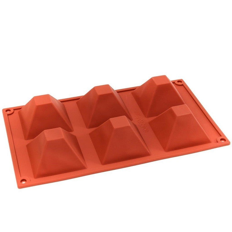 Silicone pyramid dessert or baking mould 70mm