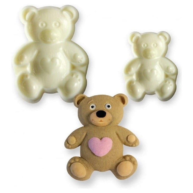 Teddy Bear POP it Cutter Mould set