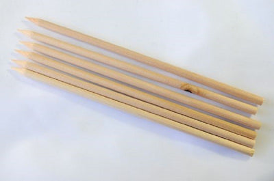 Wooden cake dowel skewers (bulk 100 pack)