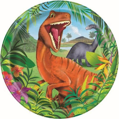 Dinosaur large party plates